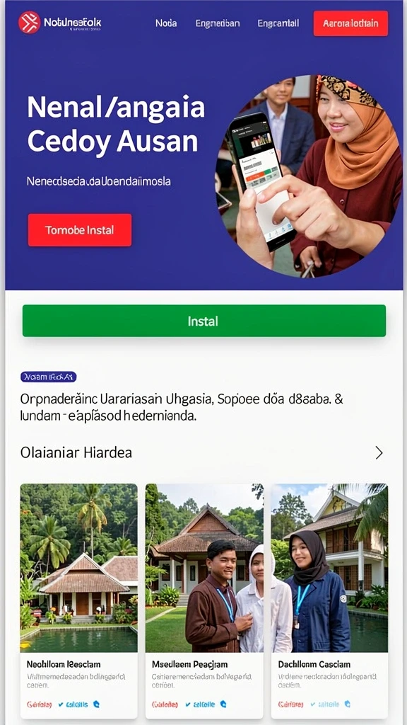 Tampilan antarmuka yang ramah pengguna dan menarik.