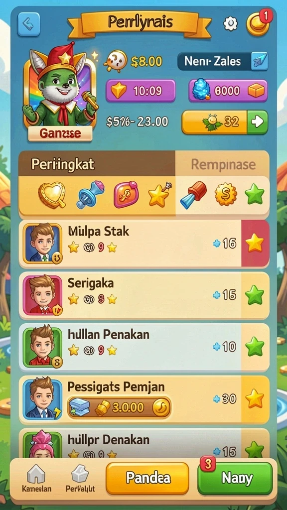 Grafis berkualitas tinggi membawa pengalaman bermain ke level berikutnya.