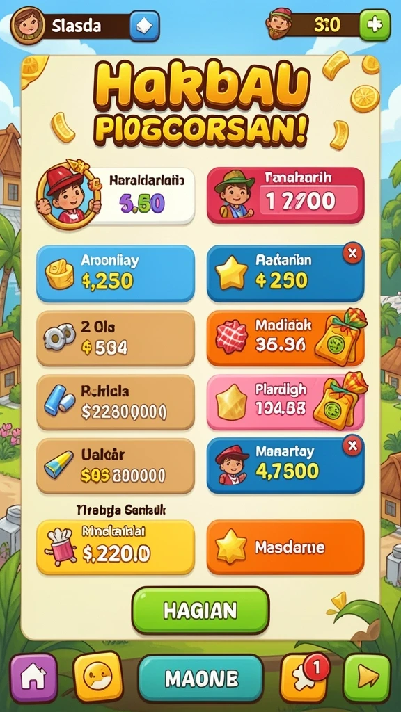 Desain karakter yang menarik dan unik.