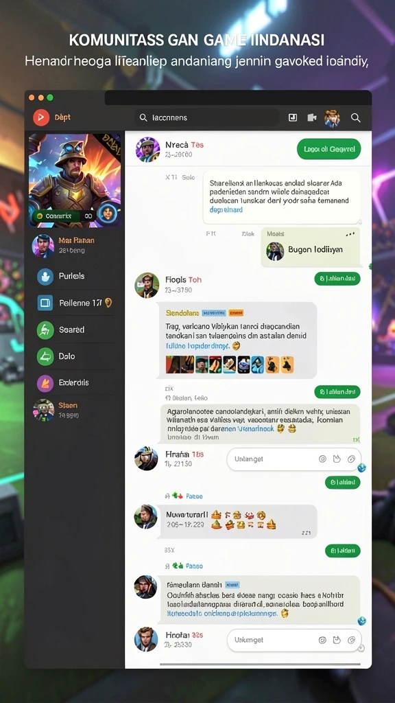 Tampilan antarmuka pengguna yang menarik.