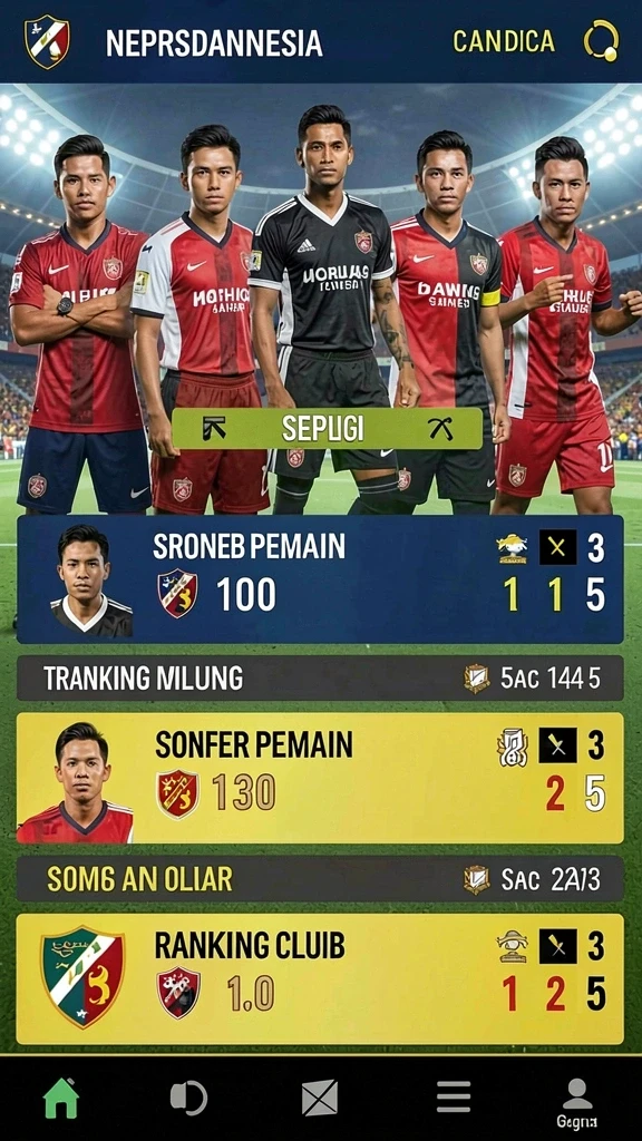 Tampilan awal yang menarik dan mudah dinavigasi.