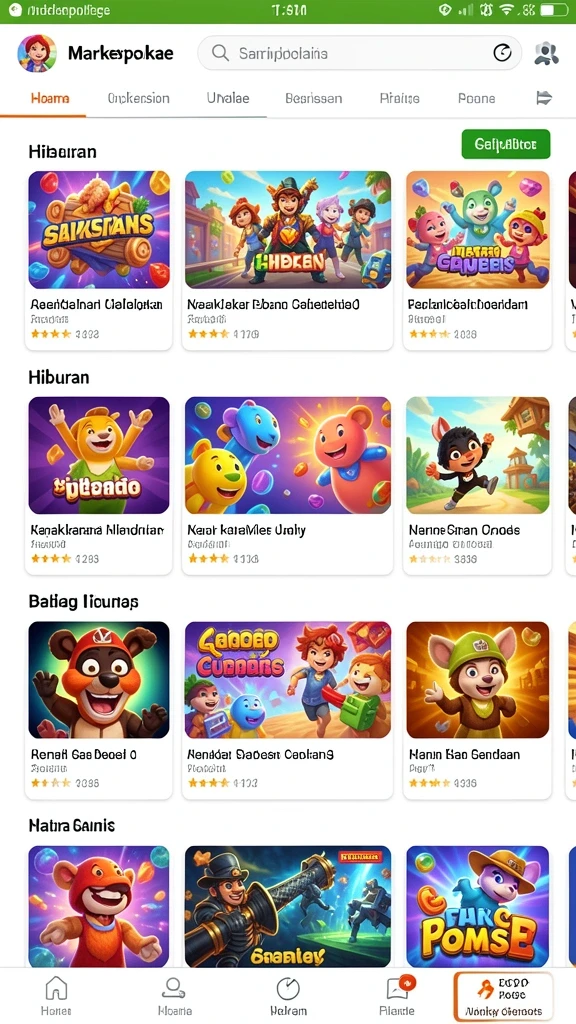 Tangkapan layar gameplay yang memukau.