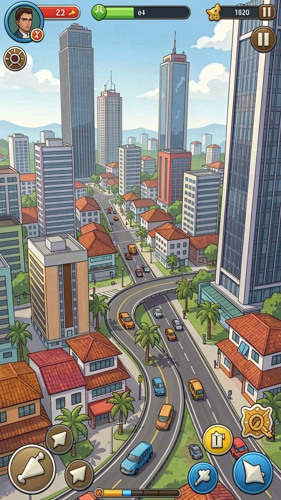 Gambar menunjukkan tampilan awal permainan HARTASPIN.