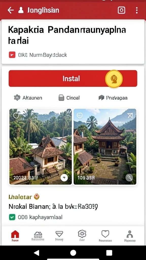 Tampilan awal yang menarik dan penuh warna.