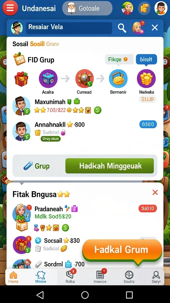Beragam pilihan permainan yang membuat tidak merasa bosan.