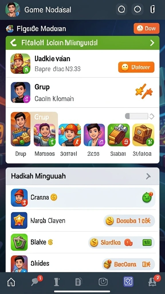 Tampilan antarmuka yang menarik dan mudah digunakan.