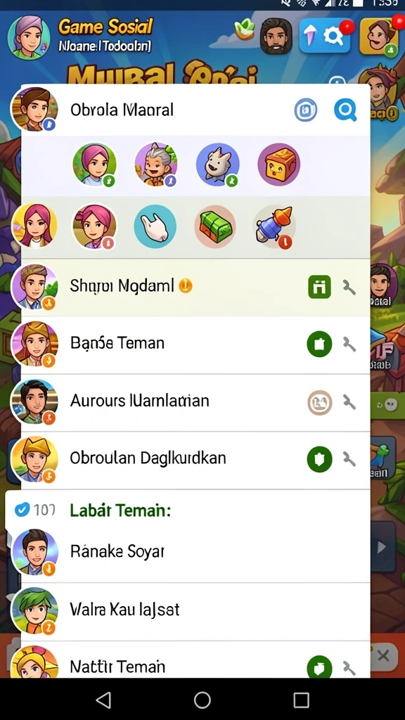 Tampilan antarmuka yang intuitif dan menarik.