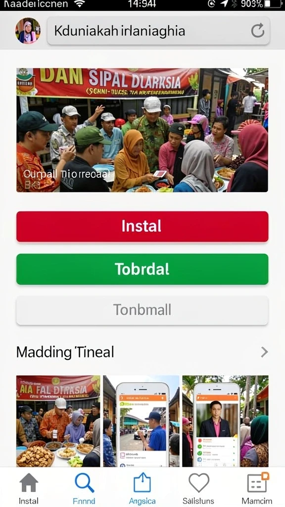 Momen seru saat bermain dengan teman-teman.