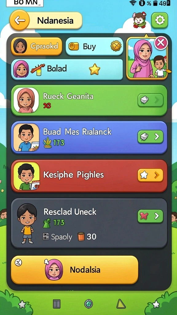 Mode multiplayer yang seru dan kompetitif.