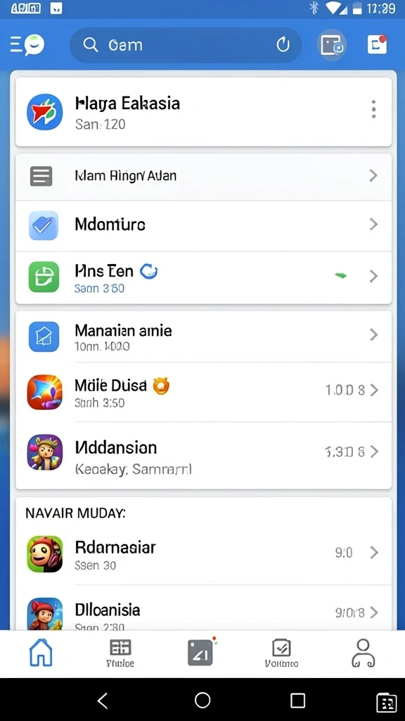 Tampilan karakter menarik dan penuh warna.