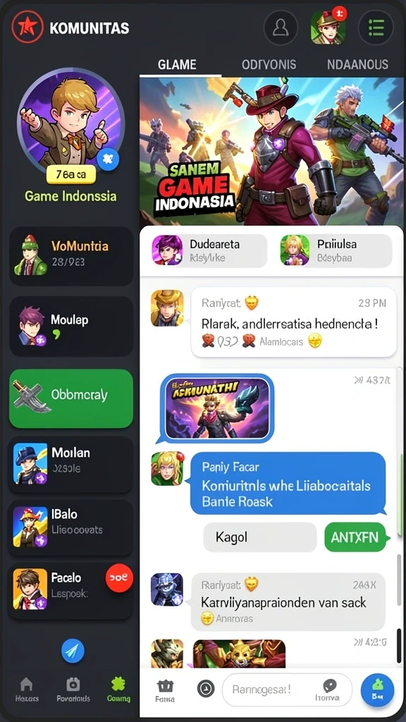 Visualisasi karakter yang detail dan menarik.