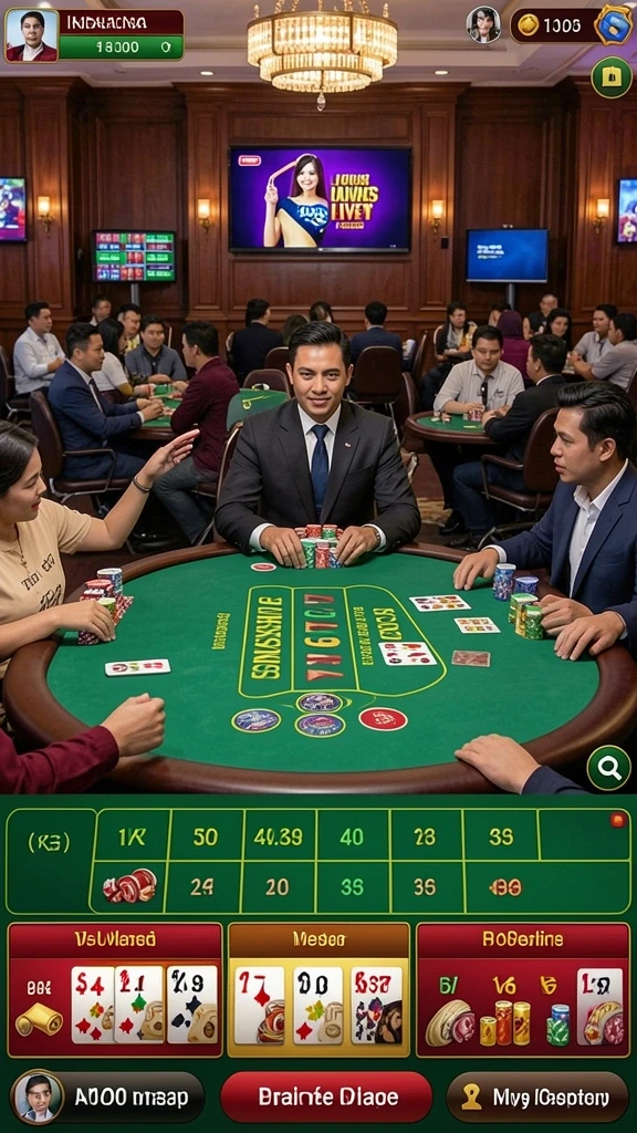Tampilan level yang menantang dan beragam.