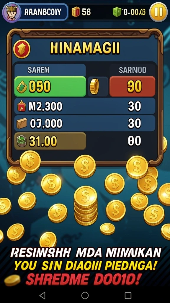 Pengguna sedang menikmati permainan poker online.