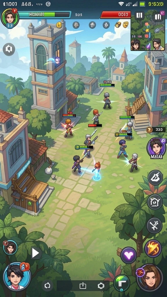 Tampilan awal game MEGAIDR yang menarik.