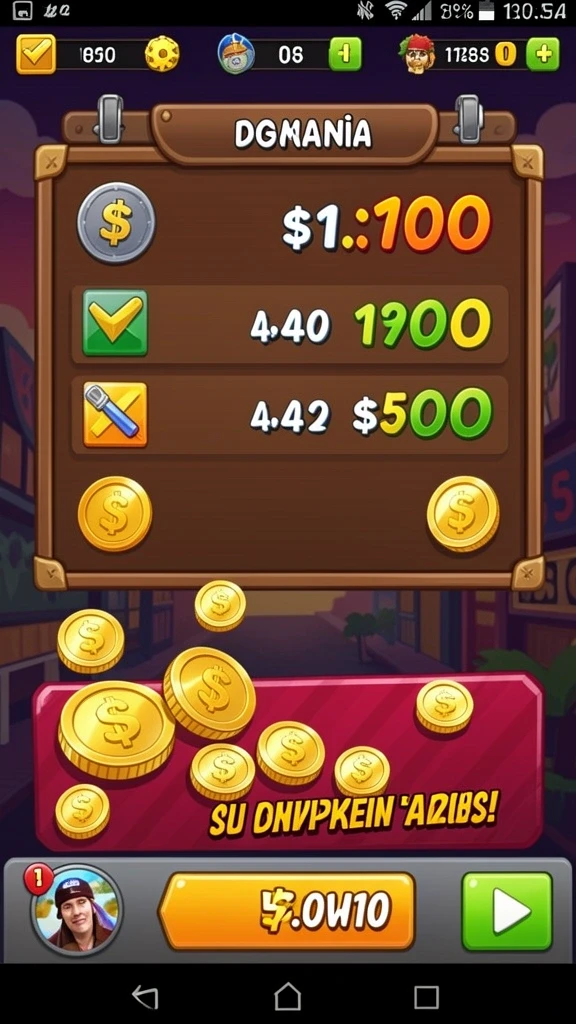Tampilan level yang indah dan penuh warna.