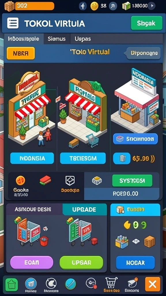 Screenshot menggambarkan fitur interaksi multiplayer.