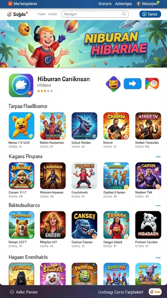 Grafis yang memukau dan warna yang cerah.