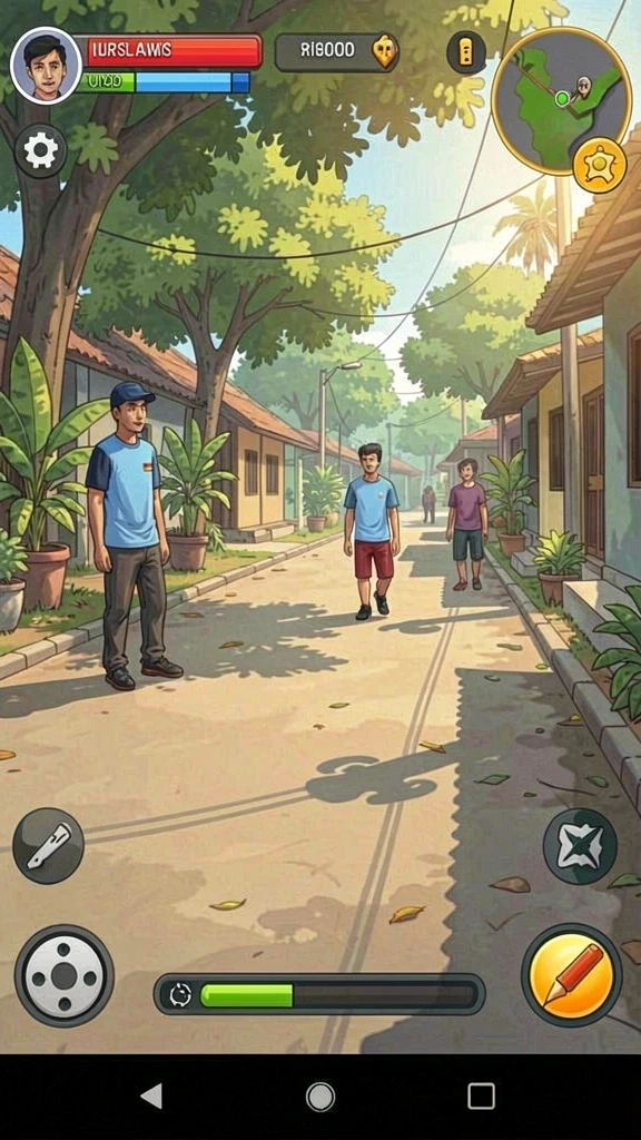Tampilan awal yang menarik untuk menarik perhatian pemain.