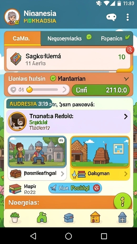Tampilan antarmuka yang user-friendly dan menarik.