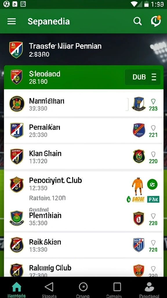 Tampilan antarmuka permainan yang menarik.