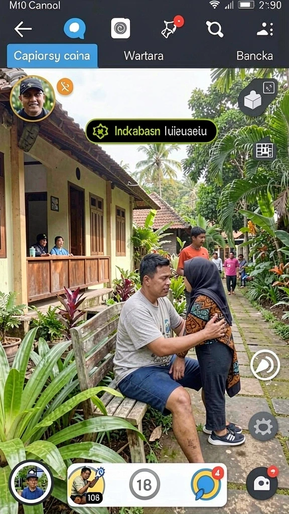 Screenshot menunjukkan layar utama permainan SRITOTO.