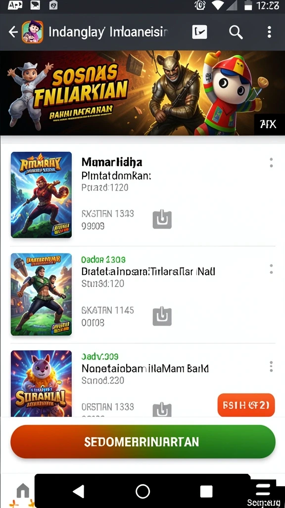Tampilan antarmuka yang menarik dan intuitif.