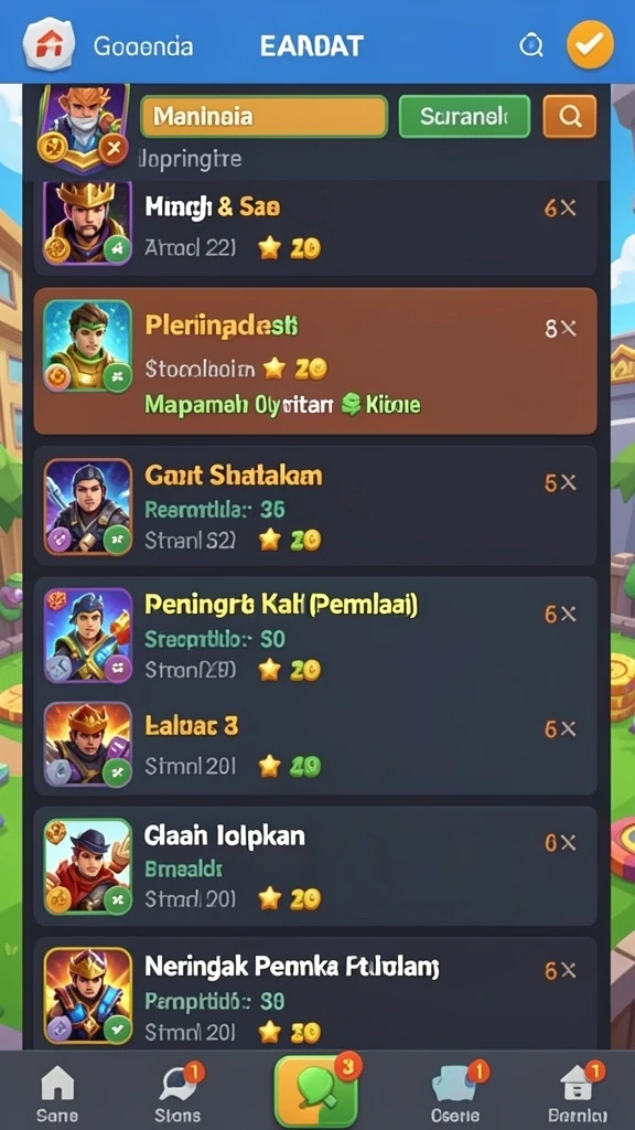 Screenshot menampilkan tampilan utama aplikasi TV888.
