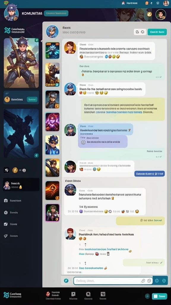 Grafik latar belakang yang memukau dan detail.
