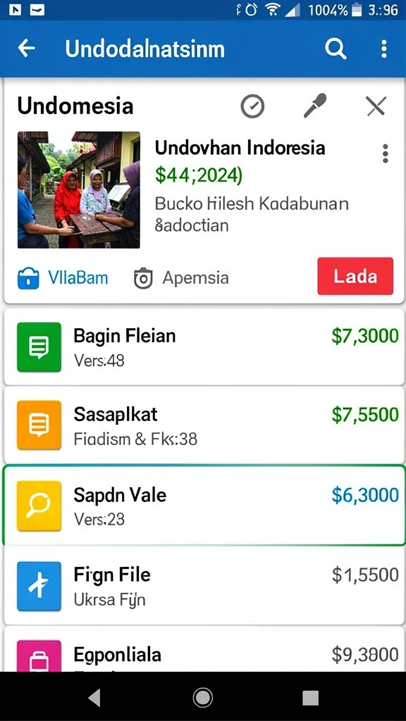 Tampilan antarmuka pengguna yang intuitif dan mudah dinavigasi.